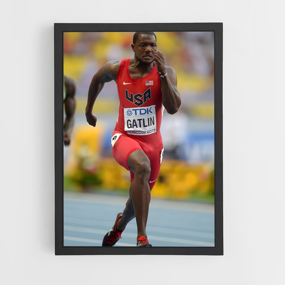 Poster Vitesse Époustouflante – affiche Athlétisme (vue 2)